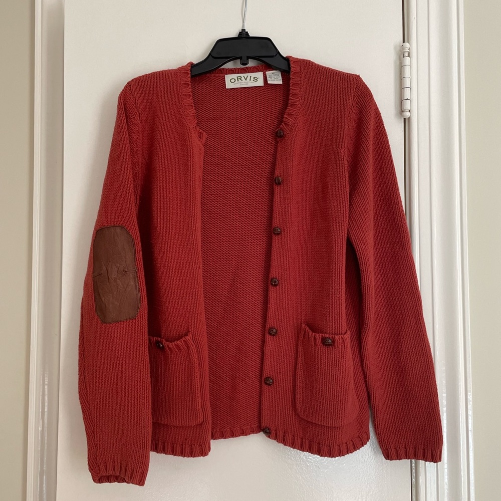 Orvis Cardigan Patch Sleeves